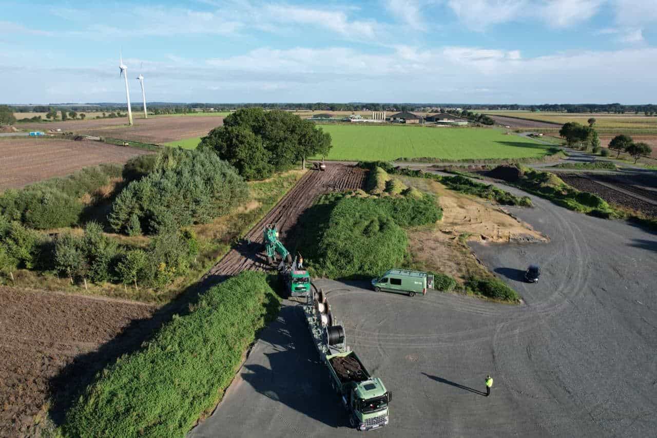 110 kV Kabeltrasse Jevenstedt OT Altenkattbek