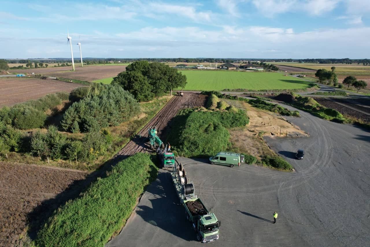 110 kV Kabeltrasse Jevenstedt OT Altenkattbek